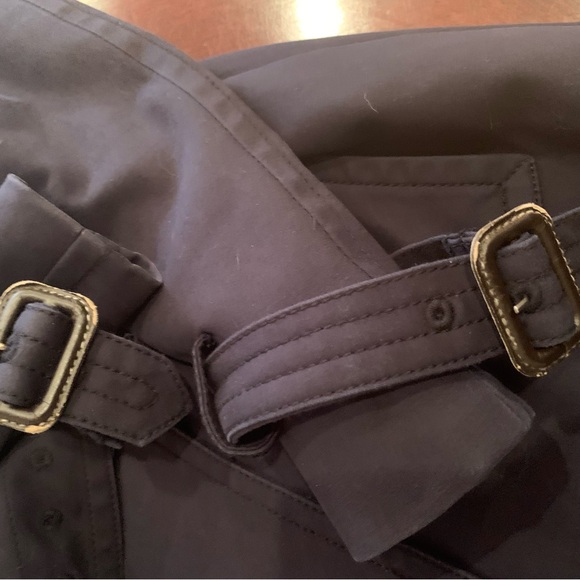 Club Monaco Dark Navy Trench Coat - Picture 7 of 11